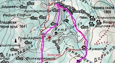 Randonnée circulaire à Zlatni mostove