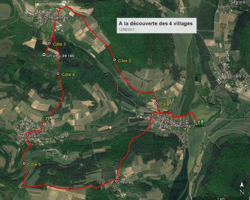 "A la découverte des quatre villages" - Mercredi 13 septembre 2017