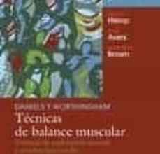 DANIELS Y WORTHINGHAM. TÉCNICAS DE BALANCE MUSCULAR 9ª ED. leer epub 