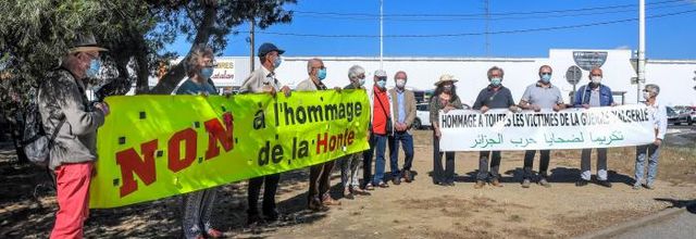 Perpignan : nouvelle mobilisation  au cimetière nord contre la stèle dédiée  aux morts de l'OAS