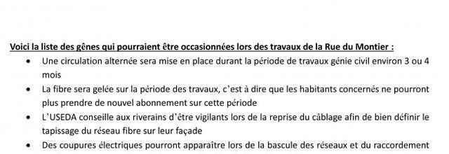 Travaux d'enfouissement des réseaux : octobre à décembre 2023