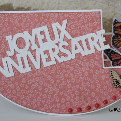 Scrap / Carte anniversaire