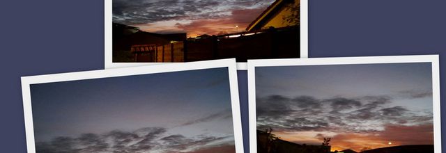 Le ciel au matin du 5 décembre....