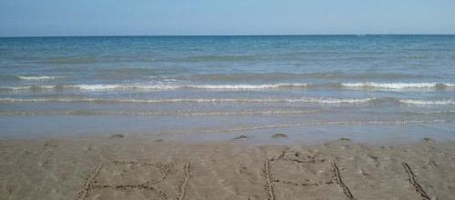 Sur le sable