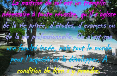 La maîtrise de soi