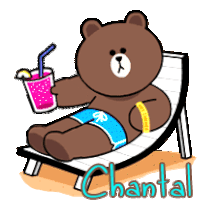 Fille au coin pour Chantal