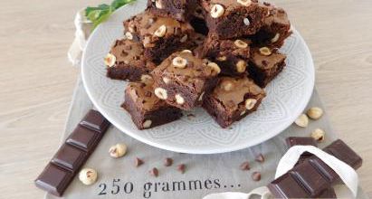 Brownie à la pâte à tartiner choco’ noisette