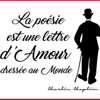 Poésie que j'aime !