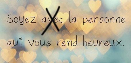 Soyez la personne qui vous rend heureux