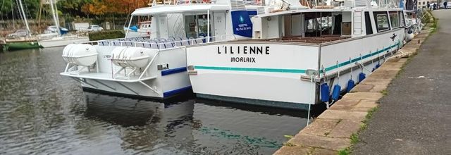  embarquement  au port de Morlaix 