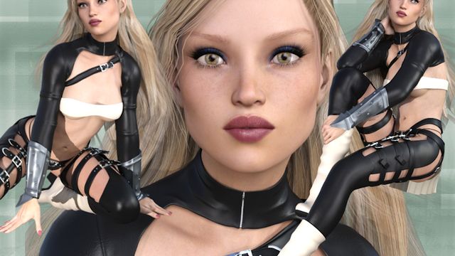 Sloane : Tube de femme en cuir (image-png)