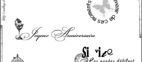 Pour cette occasion...