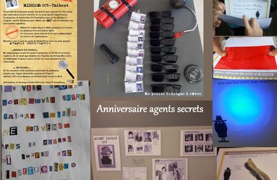 Mission top secrète: organiser un anniversaire agent secret