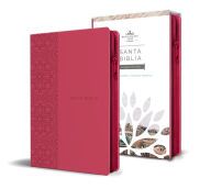Free audio books online download Santa Biblia RVR 1960 - Tamano manual, letra grande, cuero de imitacion, color fucsia, con cremallera / Spanish Holy Bible RVR 1960, Handy Size, Large Print (English E