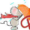 Alphabet souris pluie et vent -automne-
