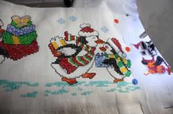 Frise de pingouins motif 3.