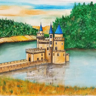 Petit château rescapé d'une noyade