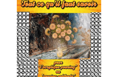 Dessin et peinture - vidéo 4536 : Tout ce qu'il faut savoir pour "l'acrylique pouring" ou "pouring méthode" (peinture abstraite) 4°partie - acrylique.