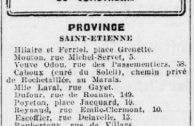 Demandes de construire à Saint-Etienne (La Journée industrielle, 10 juillet 1934)