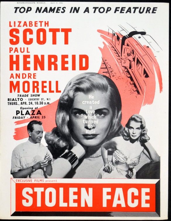 STOLEN FACE BOX OFFICE USA 1952