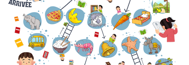 Ptites Poules Contribution: Jeu de l'oie des voyelles AngéliqueT