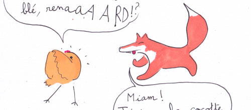 page 5 : Le renard rève d'une cocotte cuite !
