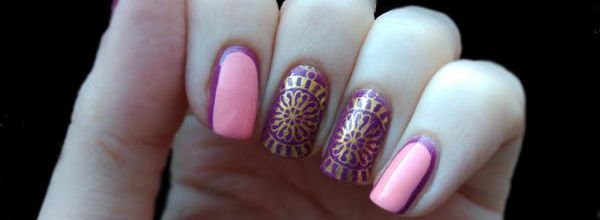 Ruffian manucure et stamping d'inspiration orientale