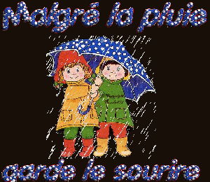 La pluie fait des claquettes !