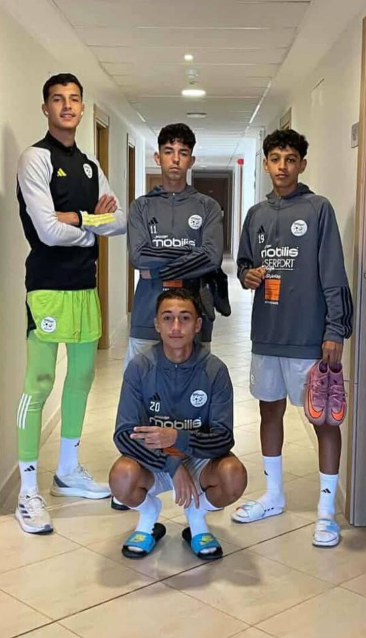 Le quatuor du MCA en EN U16 