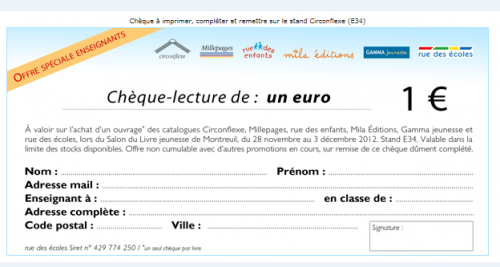 Chèque-lecture
