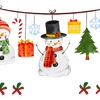 221 - 222 Autour du sapin - Noël -