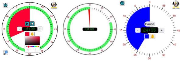 Tux Timer : timer en ligne, plein écran, de 1 à 60 minutes (nouvelle adresse)