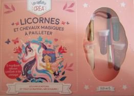 Les ateliers créa - Licornes et chevaux à pailleter 