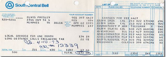 ELVIS facture téléphone