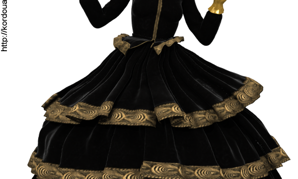 Tube de femme masquée (carnaval-render)