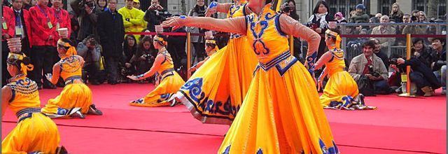 Nouvel An Chinois à la patinoire de l'Hôtel de Ville, Paris