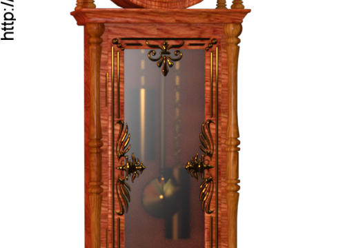 Tube d'horloge murale (render-image)