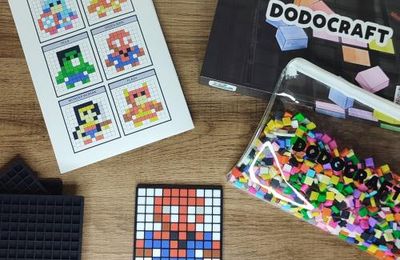 La reproduction sur quadrillage avec le Pixel Art de DodoCraft 