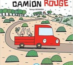 petit camion rouge et petit camion vert