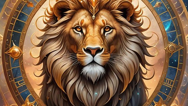 Signe du zodiaque "Lion" avec Intelligence Artificielle 4