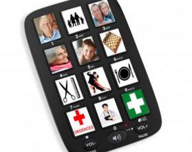 Boitier mémo téléphone filaire : 12 numéros accessibles par appuis sur larges touches 