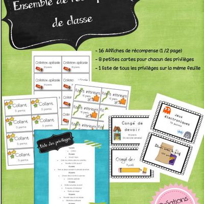 Récompenses de classe! 