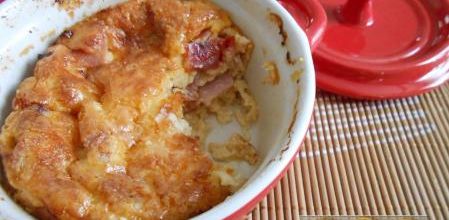Petits flans jambon chorizo