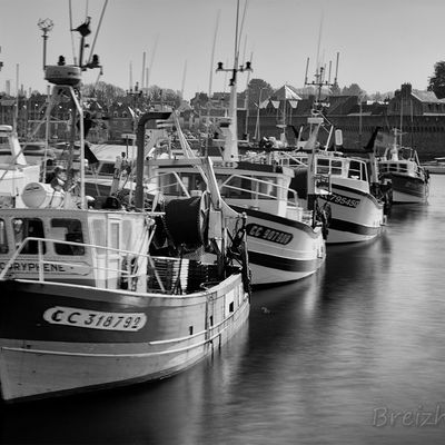 Le Coryphène en relâche au port de Concarneau