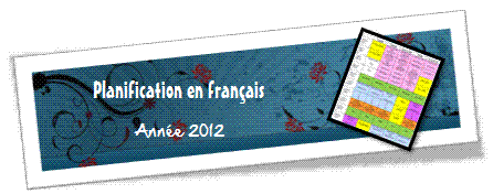 Planification et progression annuelle en français