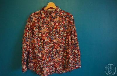 Ma chemise Lilas en Liberty
