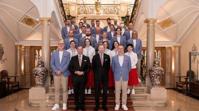 Audience de la délégation luxembourgeoise pour les Jeux