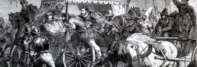 Un 14 mai 1610, rue de la Ferronnerie ( quartier les Halles )