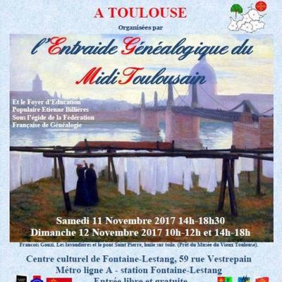 Journées de la Généalogie – Toulouse (31)