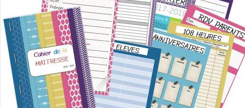 Cahier de la maitresse/du maitre 2017-2018